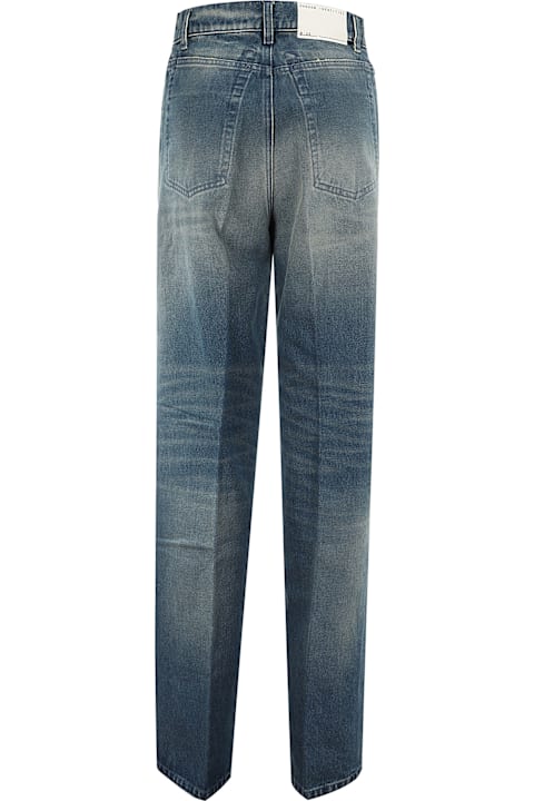 Random Identities for Women Random Identities Men Washed Denim Pants Woven