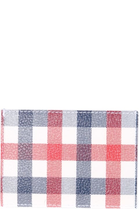 Wallets Sale for Men Thom Browne Card Holder With Logo