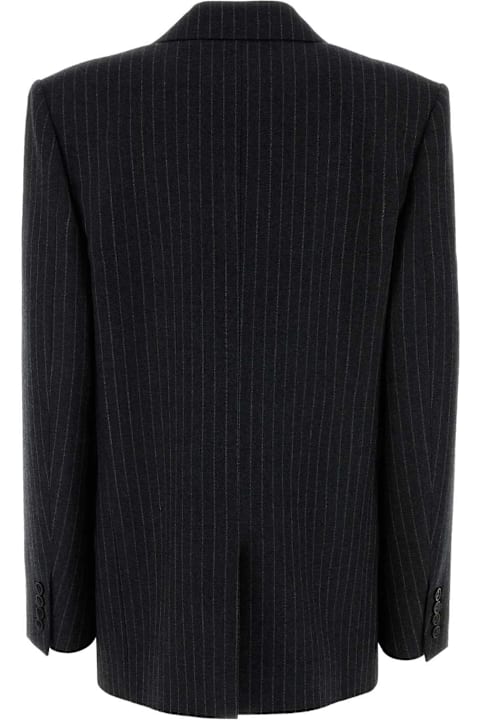 Saint Laurent Embroidered Wool Blend