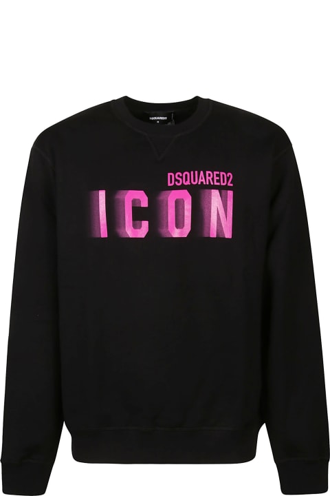 Dsquared2 Sale for Men Dsquared2 Icon Blur Cool Fit Crewneck Sweatshirt