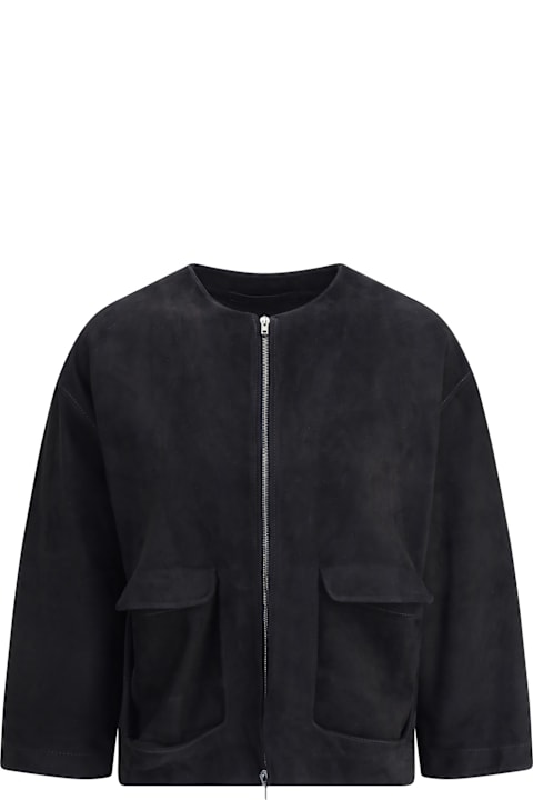Salvatore Santoro Clothing for Women Salvatore Santoro Suede Leather Jacket