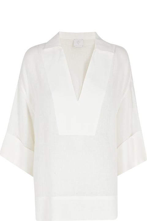 Eleventy for Kids Eleventy Camicia Scollo V No Bottoni