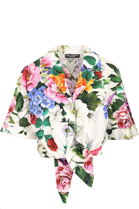 Dolce & Gabbana Topwear for Women Dolce & Gabbana Flower Mix Shirt
