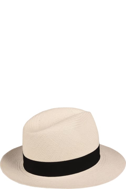 Band Applique Woven Hat