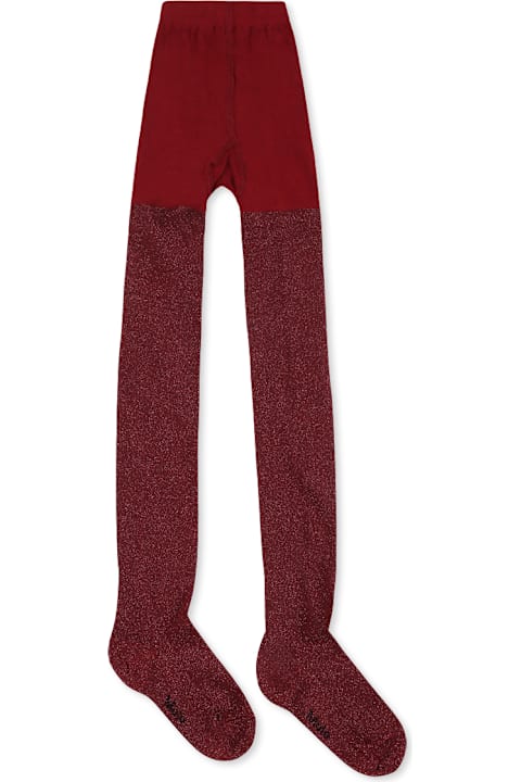 Molo ملابس داخلية لـ بنات Molo Red Tights For Girl