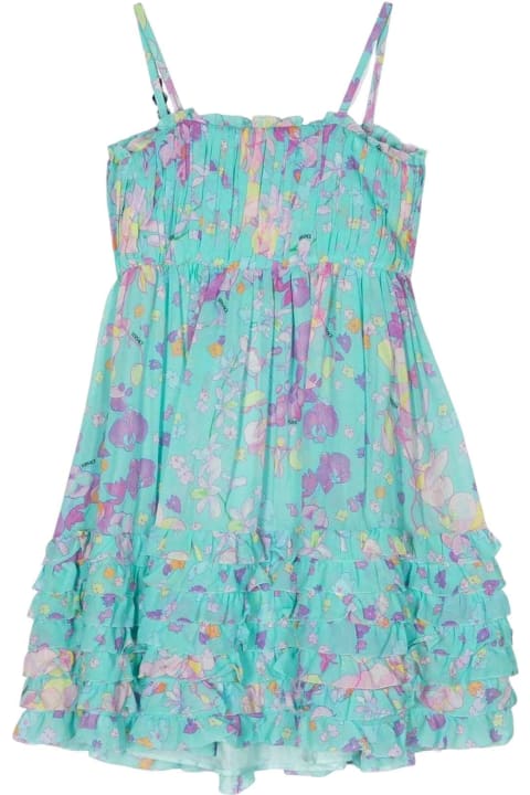 Dresses for Girls Young Versace Multicolor Dress Girl Kids