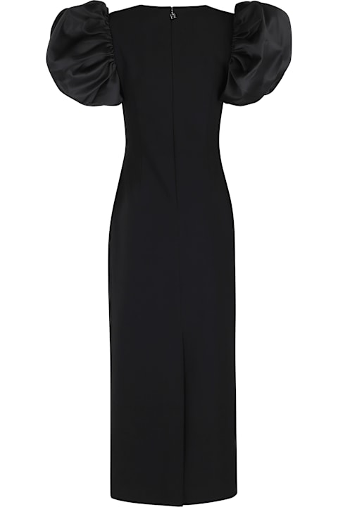 Homeware Rotate by Birger Christensen Draped Midi Puff Dress