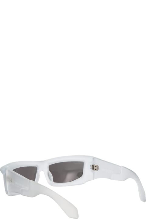 Off-White Vulcanite Sunglasses in translucent