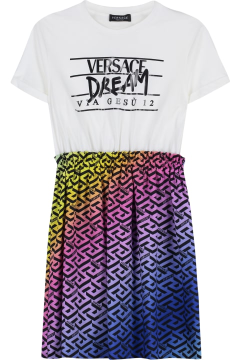 Young Versace Dresses for Girls Young Versace Printed T-shirt Dress