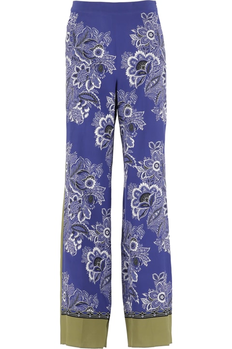 Etro Pants & Shorts for Women Etro Silk Pants