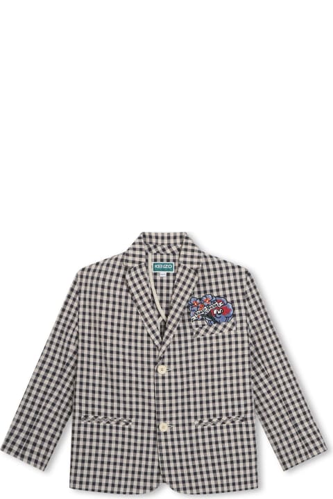 Coats & Jackets for Boys Kenzo Kids Blazer Con Ricamo