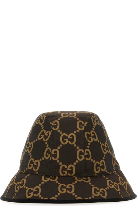 Fashion for Men Gucci Embroidered Fabric Bucket Hat