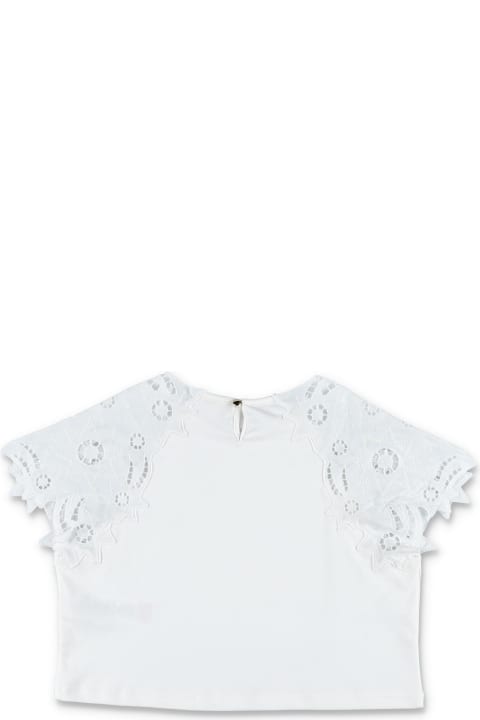 Topwear for Girls Chloé Embroidered T-shirt
