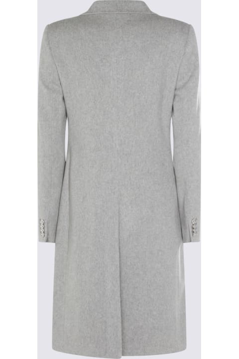 インテリア Tagliatore Grey Virgin Wool And Cashmere