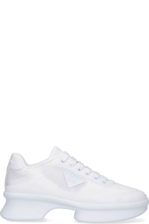 Prada for Kids Prada Logo Sneakers