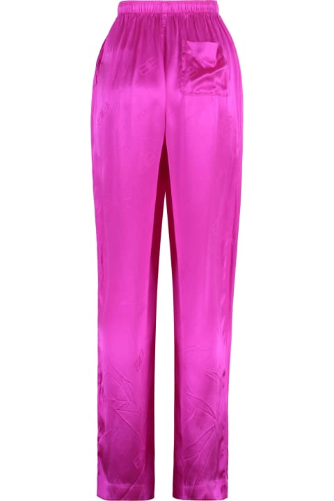 ウィメンズ Balenciagaのウェア Balenciaga Silk Pajama Pants