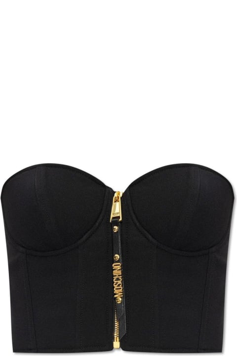 Moschino Underwear & Nightwear for Women Moschino Sleeveless Zip-up Tank Top