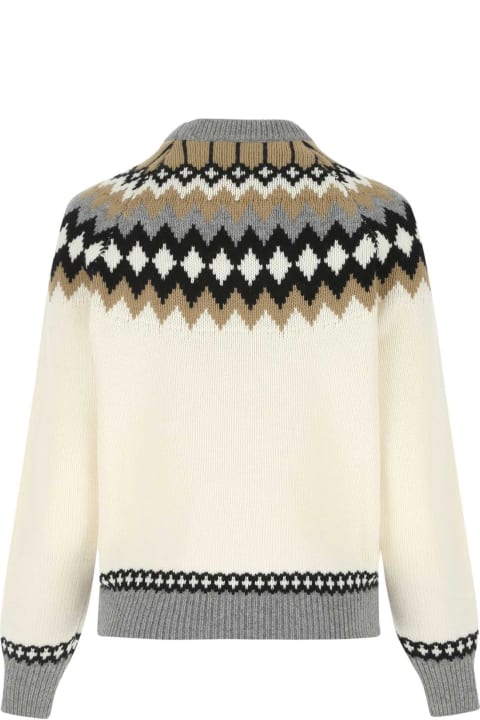 Prada Sweaters for Men Prada Embroidered Cashmere Sweater
