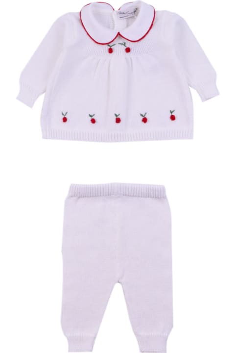 Piccola Giuggiola Bodysuits & Sets for Baby Girls Piccola Giuggiola Cotton Suit