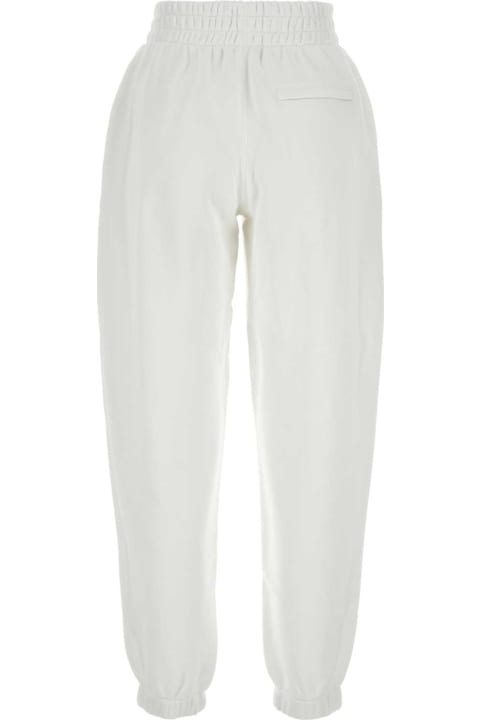 Fleeces & Tracksuits for Women T by Alexander Wang White Cotton Joggers