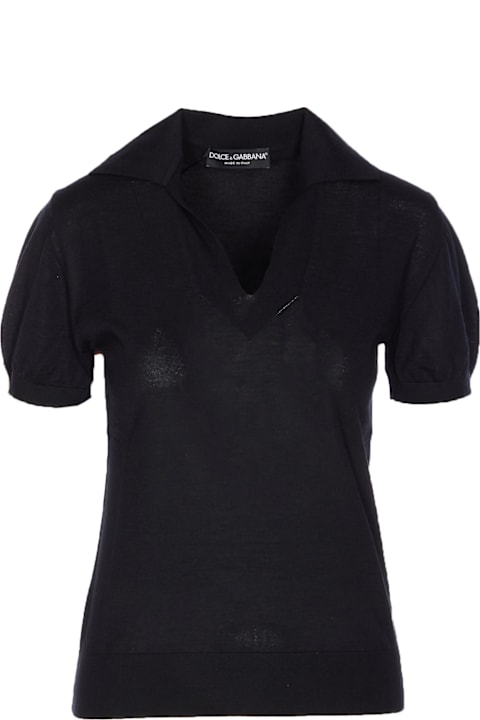 Dolce & Gabbana for Homeware Dolce & Gabbana Cashmere Polo Sweater