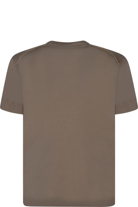 Tom Ford Topwear for Men Tom Ford Ribbed Military Green T-shirt