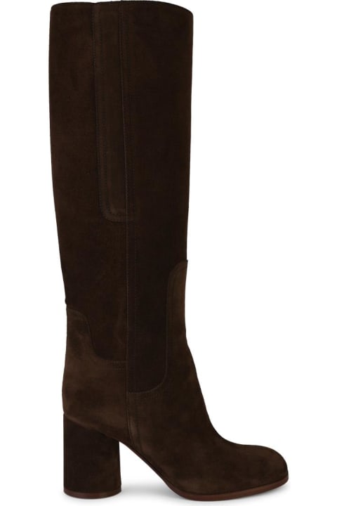 Casadei Boots for Women Casadei 'cleo' Brown Suede Boots