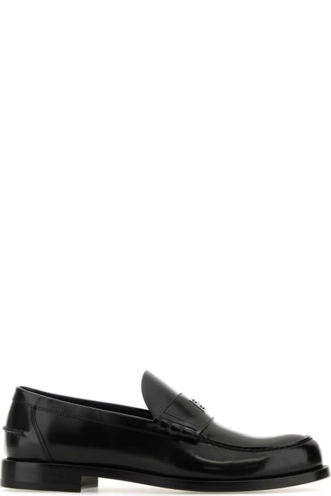 メンズ ローファー＆デッキシューズ Givenchy Black Leather Mr G Loafers