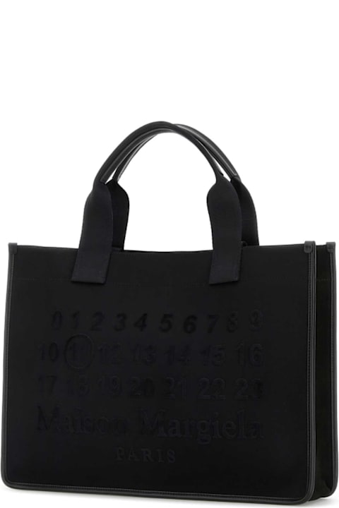 Maison Margiela Black Canvas Shopping Bag
