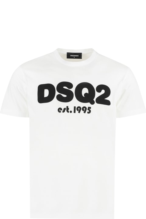 Dsquared2 Topwear for Men Dsquared2 Logo Cotton T-shirt