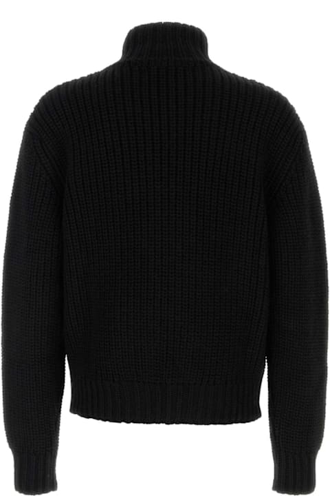Namacheko Clothing for Men Namacheko Black Wool Evan Cardigan