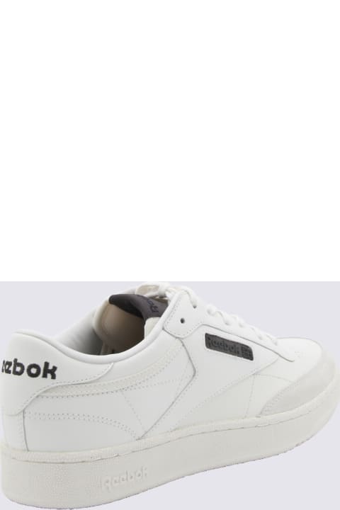 メンズ新着アイテム Reebok White Leather Sneakers