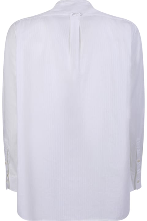 Korean Collar White Shirt