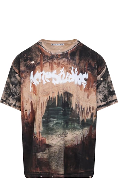 Acne Studios لـ Kids Acne Studios Cotton T-shirt