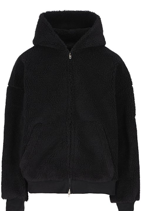 Fleeces & Tracksuits for Women Balenciaga Zip-up Fur Hoodie