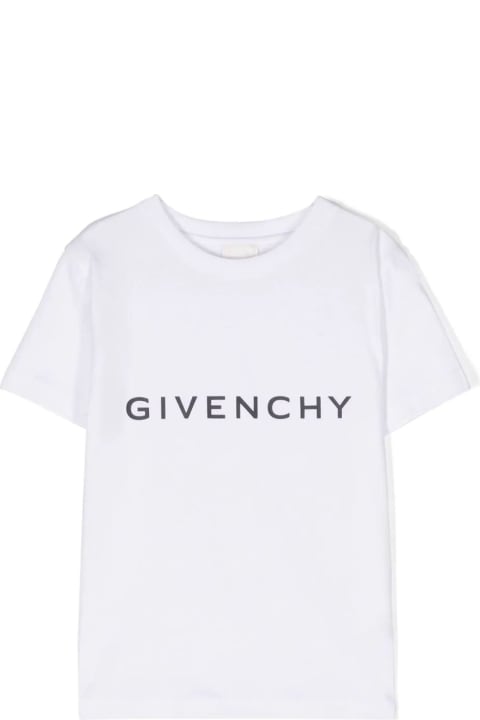 Givenchy T-Shirts & Polo Shirts for Boys Givenchy Givenchy Kids T-shirts And Polos White