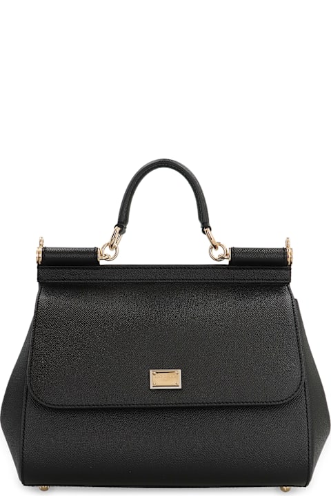 Homeware Dolce & Gabbana Sicily Grande Leather Handbag
