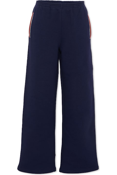 Homeware Gucci Blue Trousers For Kids With Web Detail