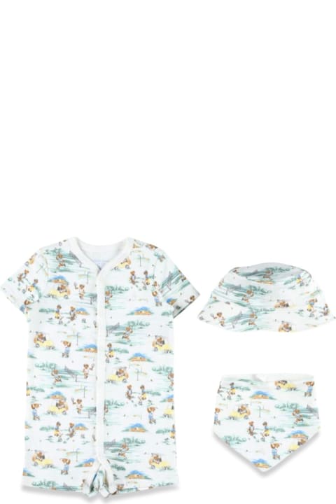 Bodysuits & Sets for Baby Boys Ralph Lauren Boy Bear3pc-sets-gift Boxset