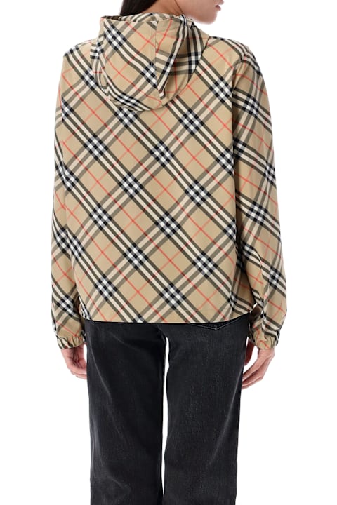 Burberry London for Kids Burberry London Check Hooded Jacket