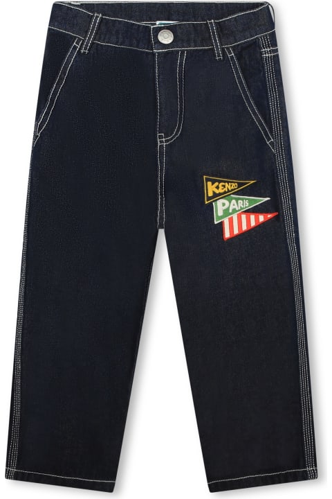 Kenzo Kids Kenzo Kids Jeans Con Applicazione