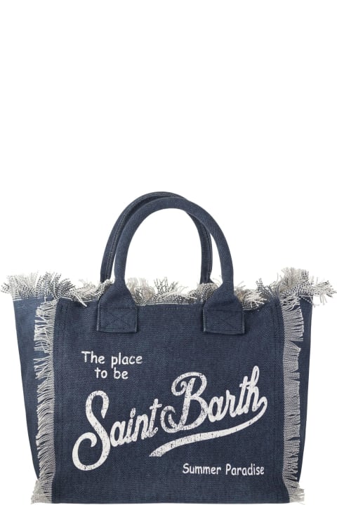 Bags for Women MC2 Saint Barth Vanity - Denim Canvas Handbag