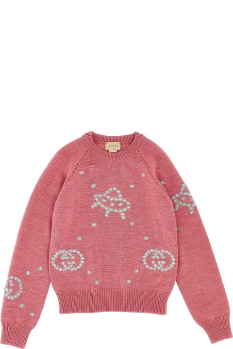 Gucci Topwear for Girls Gucci 'above All' Embroidery Sweater