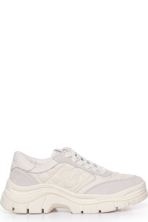 Pinko Sneakers for Women Pinko Sneakers In Suede And Quilted Fabric