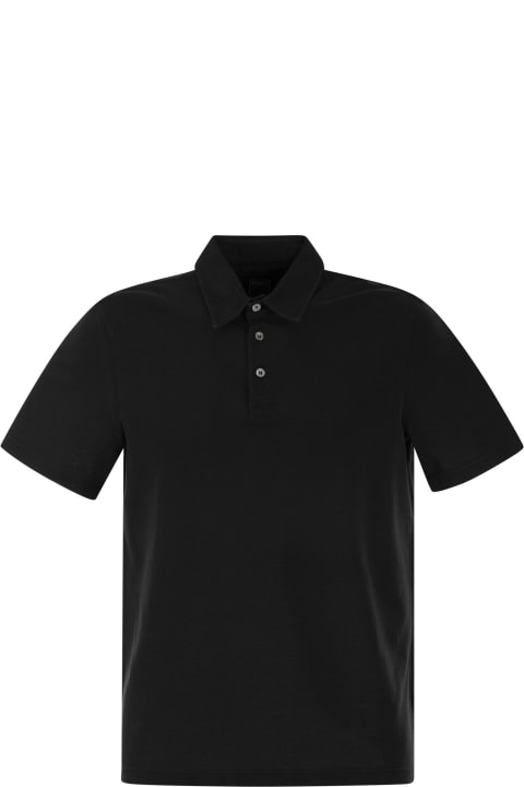 メンズ Fedeliのトップス Fedeli Short-sleeved Cotton Polo Shirt