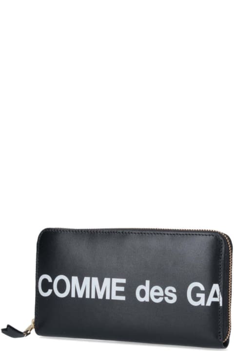 Comme des Garçons Wallet Wallets for Men Comme des Garçons Wallet Logo Zipper Wallet