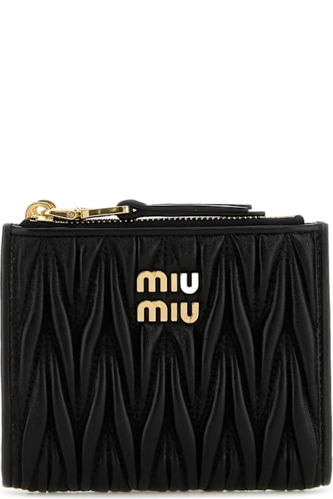 Fashion for Women Miu Miu Black Leather Wallet