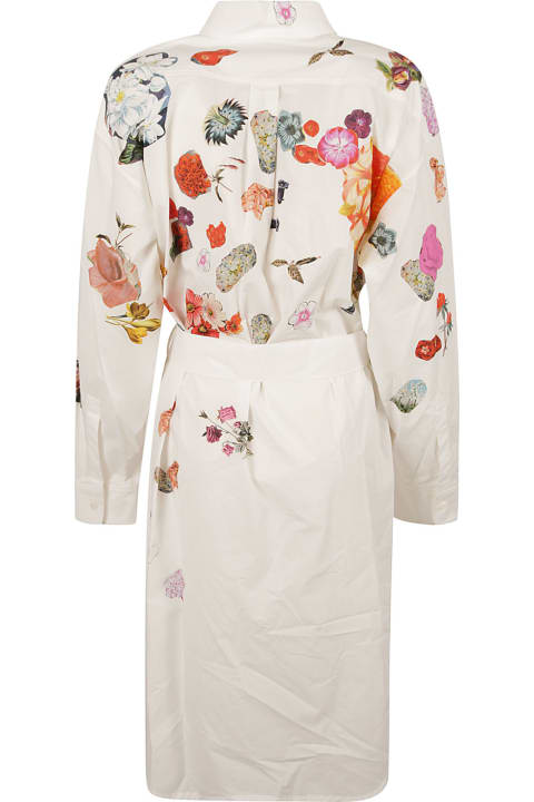 Marni Dresses for Women Marni Flowers Collage Poplin Dress
