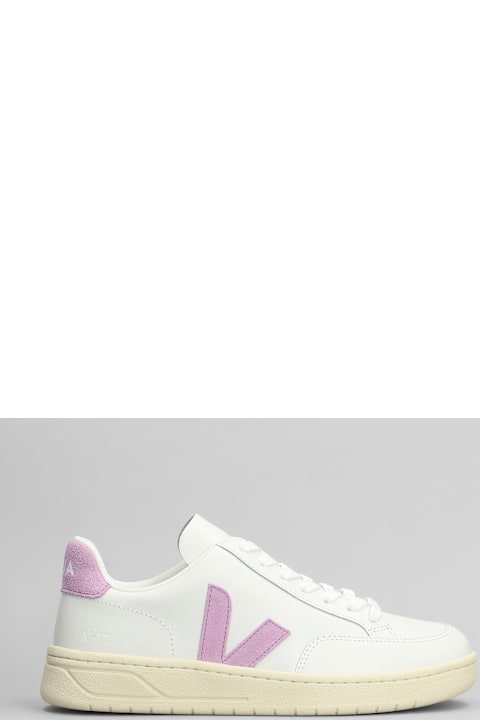 Veja Sneakers for Women Veja V-12 Sneakers In White Leather