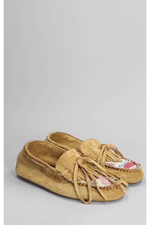 Anniel Shoes for Women Anniel Loafers In Leather Color Suede